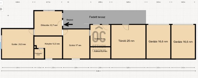 Eladó családi ház, Kerkabarabáson 35 M Ft, 3 szobás