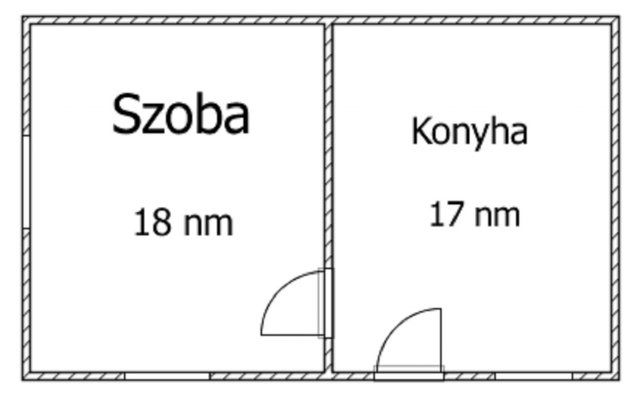 Eladó családi ház, Adorjánházán 1.5 M Ft, 1 szobás