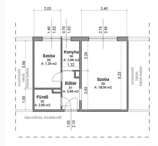 Eladó panellakás, Nyíregyházán 21.99 M Ft, 1+1 szobás