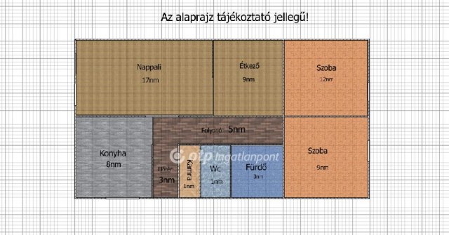 Eladó téglalakás, Budapesten, XIX. kerületben 55.9 M Ft