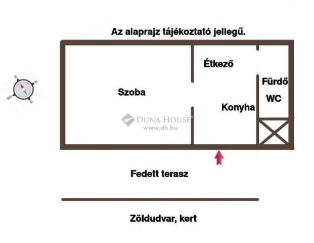 Eladó téglalakás, Budapesten, XV. kerületben, Eötvös utcában