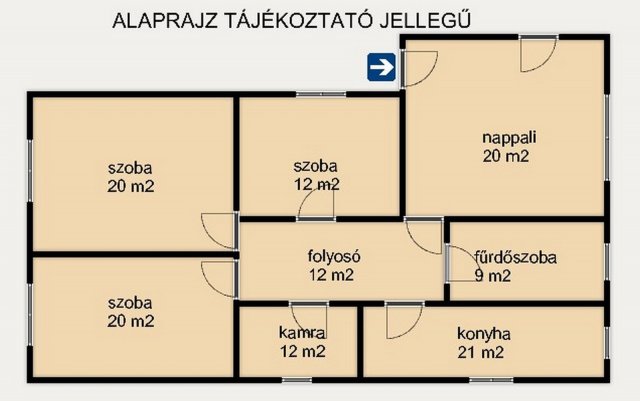 Eladó családi ház, Harkakötönyön 19.5 M Ft, 3 szobás