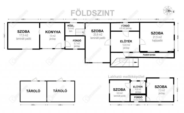 Eladó családi ház, Berentén 39.99 M Ft, 3 szobás