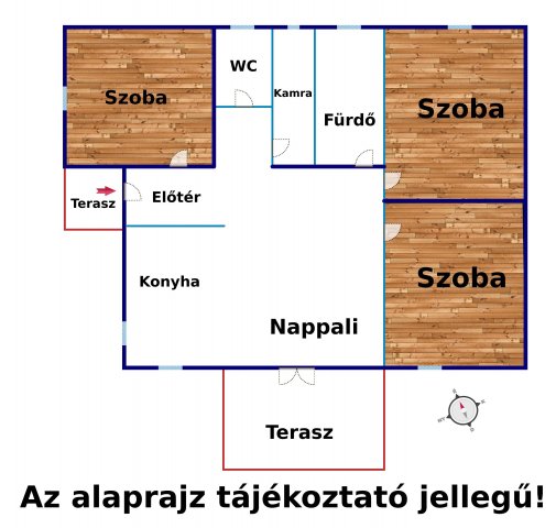 Eladó ikerház, Kiskunlacházán 55.9 M Ft, 4 szobás