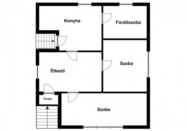 Eladó családi ház, Mindszenten 10.5 M Ft, 2 szobás