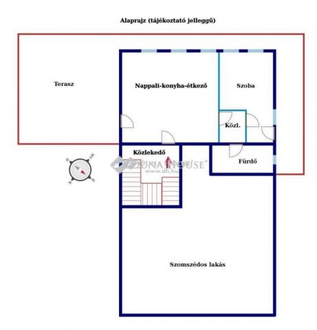 Kiadó téglalakás, albérlet, Dabason 340 E Ft / hó, 2 szobás