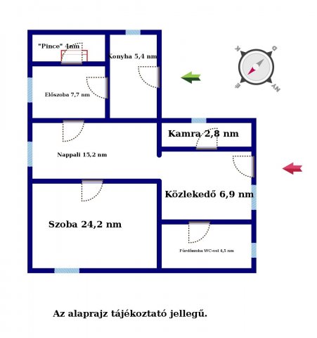 Eladó családi ház, Tiszakécskén 20 M Ft, 2 szobás