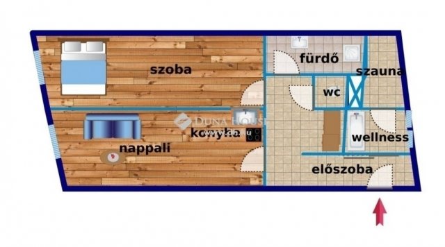 Eladó téglalakás, Budapesten, I. kerületben 129.9 M Ft, 2 szobás