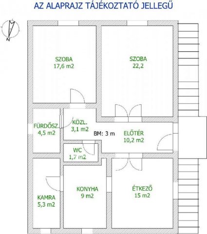 Eladó családi ház, Hajdúhadházon 37 M Ft, 2 szobás