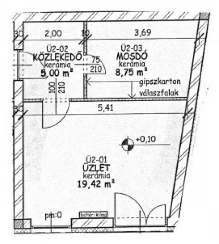 Eladó üzlethelyiség, Nyíregyházán 22.5 M Ft, 3 szobás