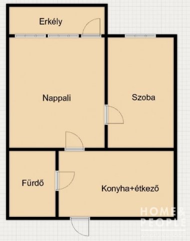 Eladó téglalakás, Szegeden 45 M Ft, 2 szobás