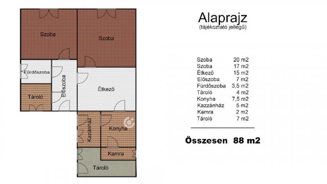 Eladó családi ház, Győrött 44.9 M Ft, 3 szobás