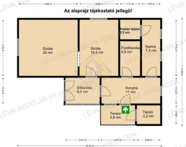 Eladó családi ház, Szabadkígyóson 11.9 M Ft, 2 szobás