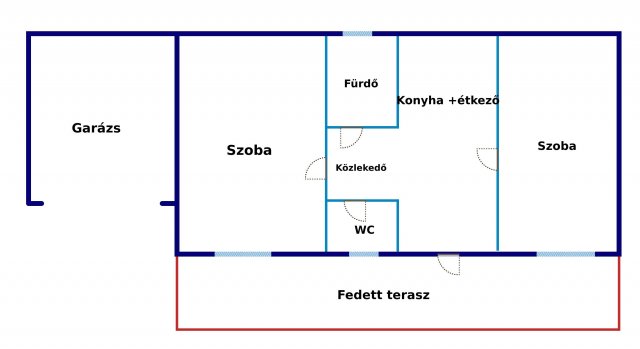Eladó családi ház, Tápiószentmártonon 22 M Ft, 2 szobás