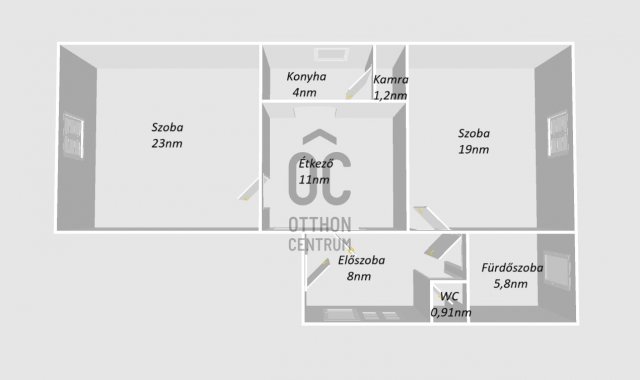 Eladó családi ház, Veszprémben 43.9 M Ft, 2 szobás