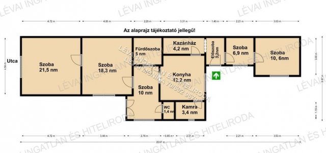 Eladó családi ház, Békésen 20.9 M Ft, 3+1 szobás