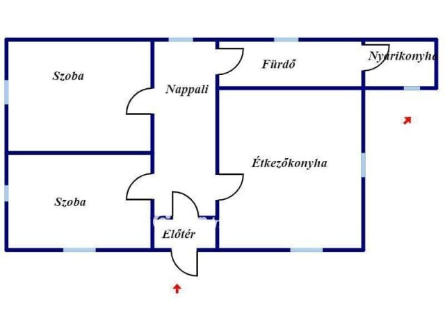 Eladó családi ház, Újszászon 12.9 M Ft, 2 szobás