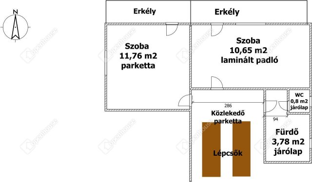 Eladó családi ház, Pápán 48 M Ft, 4 szobás