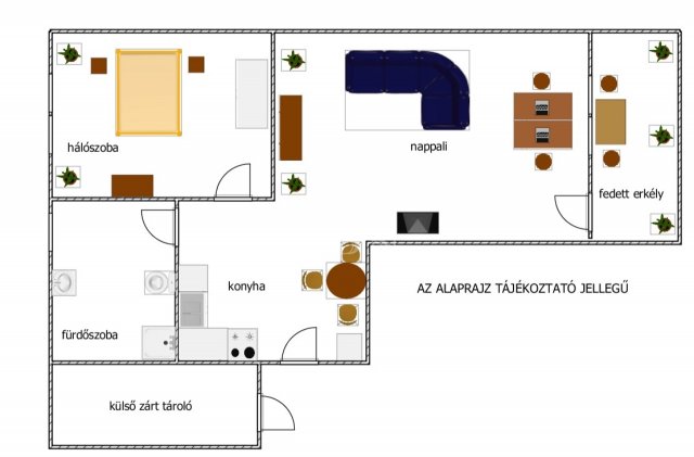 Eladó panellakás, Százhalombattán 45 M Ft, 2 szobás