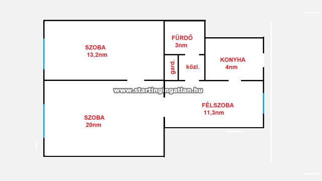 Eladó téglalakás, XIII. kerületben, Szekszárdi utcában