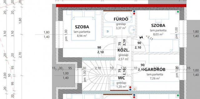 Eladó sorház, Székesfehérvárott, Tasnádi utcában 79.8 M Ft