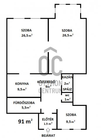 Eladó téglalakás, Budapesten, I. kerületben 110 M Ft, 3 szobás