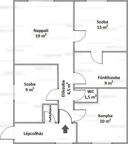 Eladó téglalakás, Veszprémben 79 M Ft, 2+1 szobás