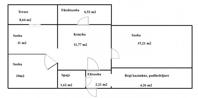 Eladó családi ház, Ságújfalun 10.5 M Ft, 3 szobás