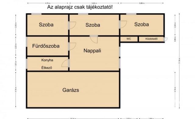 Eladó családi ház, Makón 40 M Ft, 4 szobás