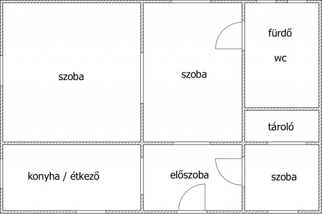 Eladó családi ház, Cegléden 34 M Ft, 2+1 szobás