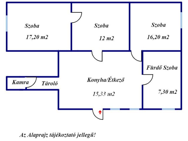 Eladó családi ház, Mátészalkán 17.5 M Ft, 3 szobás