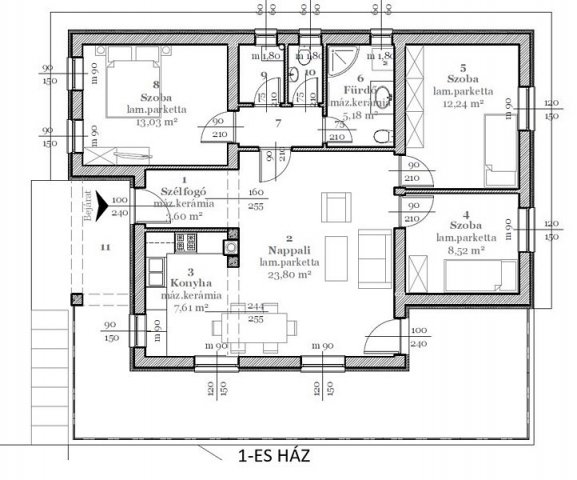 Eladó családi ház, Tabon 58 M Ft, 4 szobás