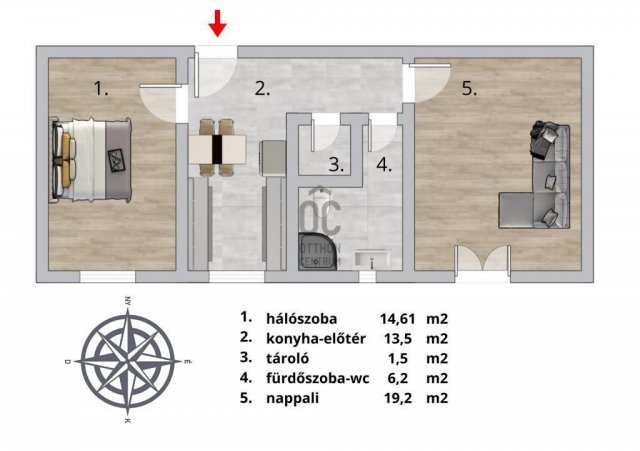 Eladó téglalakás, Budapesten, XI. kerületben, Karcag utcában