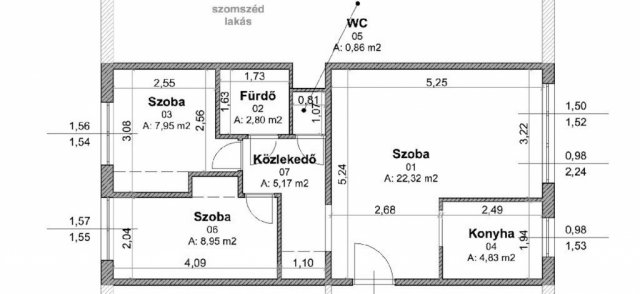 Eladó panellakás, Budapesten, XIX. kerületben 55.5 M Ft, 3 szobás