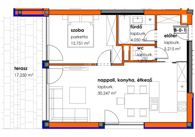 Eladó téglalakás, Balatonlelleén 74.1 M Ft, 2 szobás