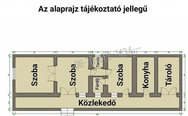 Eladó családi ház, Horton 23.9 M Ft, 3 szobás