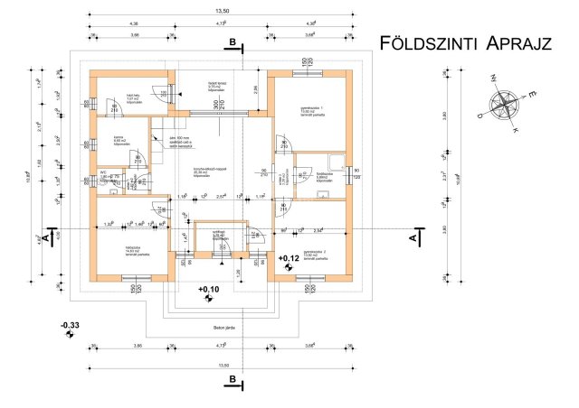 Eladó családi ház, Jakabszálláson 74.9 M Ft, 3 szobás