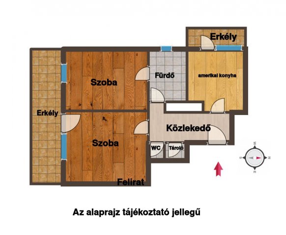 Eladó téglalakás, Balatonfüreden 79.9 M Ft, 3 szobás