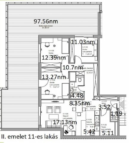 Eladó téglalakás, Érden 119.6 M Ft, 4 szobás