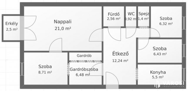 Eladó panellakás, Romhányon 22 M Ft, 1+3 szobás