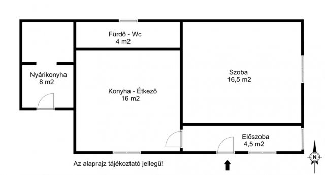 Eladó családi ház, Nyírturán 12 M Ft, 1 szobás