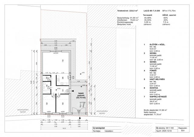 Eladó családi ház, Egerben 75 M Ft, 3 szobás