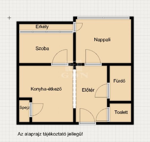 Eladó téglalakás, Zalaegerszegen 29.9 M Ft, 1+1 szobás