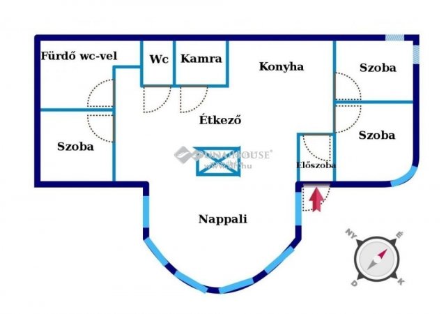 Eladó családi ház, Kecskeméten 66.5 M Ft, 2+2 szobás