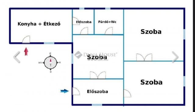 Eladó családi ház, Nyírtelken 35 M Ft, 3+1 szobás