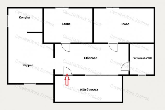 Eladó családi ház, Tószegen 26.99 M Ft, 3 szobás