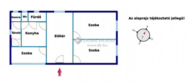 Eladó családi ház, Bázakerettyén 9.4 M Ft, 3 szobás