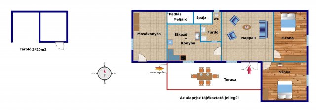 Eladó családi ház, Kőröshegyen 65 M Ft, 3 szobás