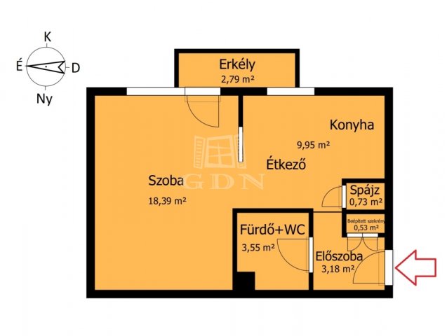 Eladó téglalakás, Miskolcon, Selyemrét utcában 15.9 M Ft