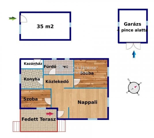 Eladó családi ház, Csemőn 45 M Ft, 3 szobás
